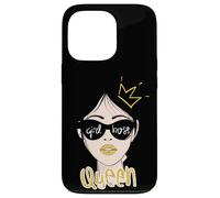 Girl Boss & Queen Always Cute & Beautiful Graphic Designs Custodia per iPhone 13 Pro
