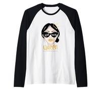 Girl Boss & Queen Always Cute & Beautiful Graphic Designs Maglia con Maniche Raglan