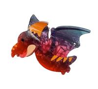 Girl Dinosaur-Haarspange Gioielli per capelli acrilici con motivi animali, clip divertenti per capelli del fumetto per bambini | Accessori per bambini colorati per bambini piccoli della vita c