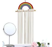 Girl Hair Bows Holder, Hair Bowknot Rack, Wall Mount Hair Bow Organizer, Rainbow Hair Bow Organizer, Multi-Purpose Hair Clip Storage, Bow Organizer per ragazze, Hair Clip Display Rack