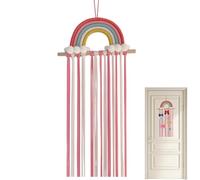 Girl Hair Bows Holder, Wall Mount Hair Clip Organizer, Rainbow Bow Holder, Hair Accessories Organizer, Hair Claw Organizer, Bow Storage for Girls, Hair Clip Holder for Bedroom, Hair Bow Organizer