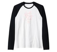 Girl Mom Club Carino Script Rosa Fiocco Festa della Mamma Maglia con Maniche Raglan