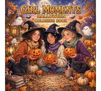 girl moments coloring book halloween