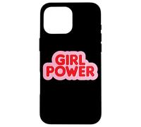 Girl Power Feminist Women GRL PWR Tshirt Mom Shirt Apparel Custodia per iPhone 16 Pro Max