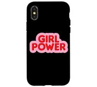 Girl Power Feminist Women GRL PWR Tshirt Mom Shirt Apparel Custodia per iPhone X/XS