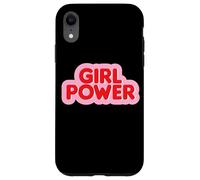 Girl Power Feminist Women GRL PWR Tshirt Mom Shirt Apparel Custodia per iPhone XR