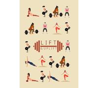 Girl Power Lift and Uplift Fitness Planner - Workout Log