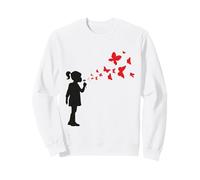 Girl Spruzzatore Fine-Art Graffiti Stencil Street-Art Style Love Felpa