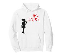 Girl Spruzzatore Fine-Art Graffiti Stencil Street-Art Style Love Felpa con Cappuccio