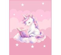 Girl Study Notebook: Cute School Journal for Ages 5-16: Unicorn notebook Writing, Homework & Daily Planner, Simple Activities, Drawing & Mood Tracker