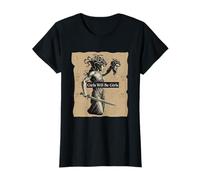 Girl Will Be Girls Medusa Testa del Perseo Girls Empowerment Maglietta