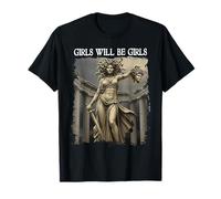 Girl Will Be Ragazze Camicie Medusa Femminista Donne Ragazza Maglietta