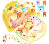 GirlDiary Palestrina Neonato con Luci e Musica, Tappetino da Gioco Montessori 0-36 Mesi per Prima Educazione, attività Musicale Interattiva per Ragazzi e Ragazze