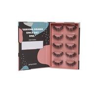 GirlGotLashes, grandi scatole a forma di cuore per rompere, extension per ciglia fatte a mano, per la casa, 5 paia di ciglia finte con tenuta di 5-7 giorni, vegana