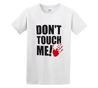 Girlie Dont Touch Me Mens T-Shirt White Tees Unisex Shirt L