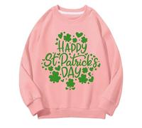 Girls And Boys Round Neck Felpe Spring And Autumn St Day Middle And Large Children's Felpe Retro Personality 2D Printing Children's Casual Pullover Teenager Tumblr Girl, Colore: rosa., 4-5 Jahre