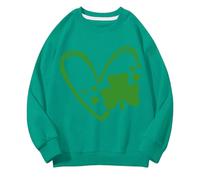 Girls And Boys Round Neck Felpe Spring And Autumn St Day Middle And Large Children's Felpe Retro Personality 2D Printing Children's Casual Felpa Adolescente Maglione Ragazza Senza Pancia, Ag., 8-9