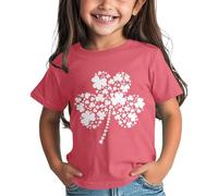 Girls and Boys St Day Shirt Graphic Tee Comfortable Fit for Daily Wear Green Ages 1 15 Festliche Damen, Colore: rosa., 3-4 Jahre