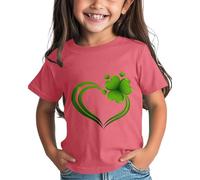 Girls and Boys St Day Shirt Graphic Tee Comfortable Fit for Daily Wear Green Ages 1 15 ragazza elegante, Colore: rosa., 12-13 Jahre