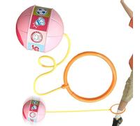 Girls Ankle Skip Ball, LED Light-Up Skipping Toy, Interactive Jump Ball Game, Fitness Activity Tool, Durable Outdoor Play, for Kids Teens Adults Playground Backyard Home