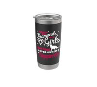 Girl's Best Friend Never Owned A Bengal Cat Funny Kitten Bicchiere termico in acciaio inox doppia parete