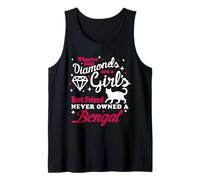 Girl's Best Friend Never Owned A Bengal Cat Funny Kitten Canotta