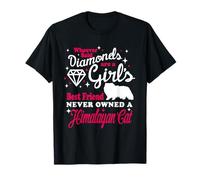 Girl's Best Friend Never Owned A Himalayan Cat Funny Kitten Maglietta