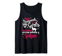 Girl's Best Friend Never Owned A Sphynx Cat Funny Kitten Canotta