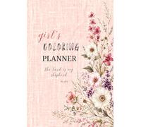 Girl's Coloring Planner Psalm 23