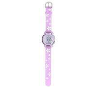 Girls Digital Sport Orologi Orologio da cartone animato 3D in scala chiara con LED Readlight Alarring per 3-10 anni (Purple)