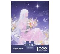 Girl's Flowers Puzzle 1000 Pezzi Fun Per Adulti E Bambini Dai 12 Anni,beautiful, Intrattenimento Creativo Regalo Creativo Per Il Relax Per Uomini E Donne 70x50cm/1000pcs
