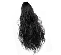 Girls Hair Extensions Hairpiece Sintetico Falsa Coda Cavallo Per Cosplay Coser Street Photography Day Wear Hair Claw Clip Per Capelli Neri Marroni Naturale