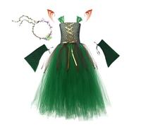 Girls Halloween Costume - Abito principessa per bambini, vestito da festa magico | Fairytale Design, Trick Or Treat Tema, Funzionalità di dettagli glitter, Fit comodo, Fantasy Cosplay Playwea