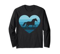 Girls Horse Lover Shirts Boys Women Who Loves Horses Riding Maglia a Manica