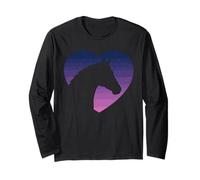 Girls Horse Lover Shirts Boys Women Who Loves Horses Riding Maglia a Manica