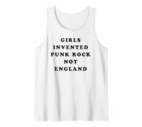 Girls Invented Punk Rock Not England - Green Canotta