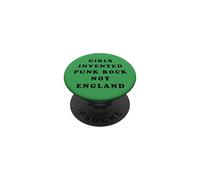Girls Invented Punk Rock Not England - Green PopSockets PopGrip Adesivo