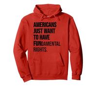 Girls Just Want to Have Fundamental Rights Women Human Right Felpa con Cappuccio