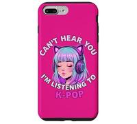 Girls Korean Pop shirt Can't Hear You I'm Listening to Kpop Custodia per iPhone 7 Plus/8 Plus
