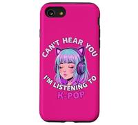 Girls Korean Pop shirt Can't Hear You I'm Listening to Kpop Custodia per iPhone SE (2020) / 7/8
