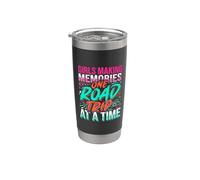 Girls Making Memories One Road Trip At A Time Bicchiere termico in acciaio inox doppia parete
