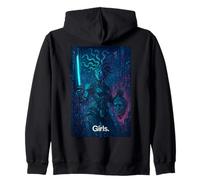 Girls Medusa Feminist Greek Mythology Art Felpa con Cappuccio