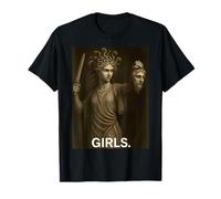 Girls Medusa Feminist Greek Mythology Art Maglietta
