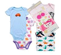 Girls Newborn & Infant Carter's Baby 5-Pack Short Sleeve Bodysuit Bodys BB@TZZ501G-1924