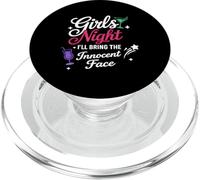 Girls Night I'll Bring the Innocent Face Sarcastica Party PopSockets PopGrip per MagSafe