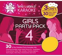 Girls Party Pack 4 - 30 Track - 3 CD Set - Karaoke [UK Import]