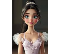 Girl's Secret Diary by D'ia Luna: Cute Ballet Notebook for Girls, 200-Page Lined Hardcover Journal with Adorable Ballet-Themed Cover, 6x9: Perfect ... and Any Occasion for Girls, Kids, and Women