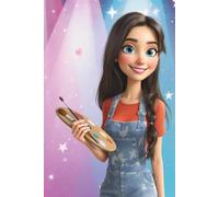 Girl's Secret Diary: Cute Artist Notebook for Girls, 200-Page Lined Hardcover Journal, 6x9: Perfect Gift for Birthday, Valentine's Day, Christmas, Easter, and Any Occasion for Girls, Kids, and Women