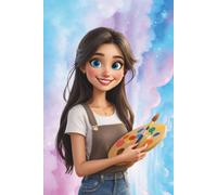 Girl's Secret Diary: Cute Artist Notebook for Girls, 200-Page Lined Hardcover Journal, 6x9: Perfect Gift for Birthday, Valentine's Day, Christmas, Easter, and Any Occasion for Girls, Kids, and Women