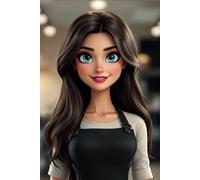 Girl's Secret Diary: Cute Notebook for Hairstylists, 200-Page Lined Hardcover Journal, 6x9: Perfect Gift for Birthday, Valentine's Day, Christmas, Easter, and Any Occasion for Girls, Kids, and Women